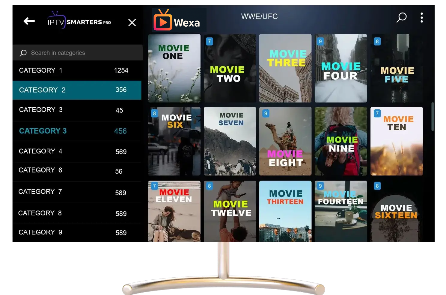 Omni IPTV Nederland op Smart TV met live tv sport films en series in 4K
